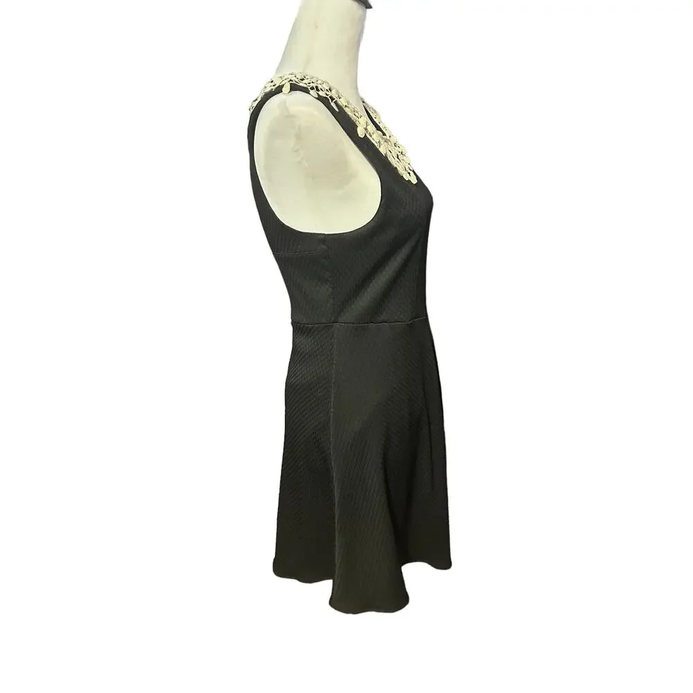 Free People Dress Black White Small